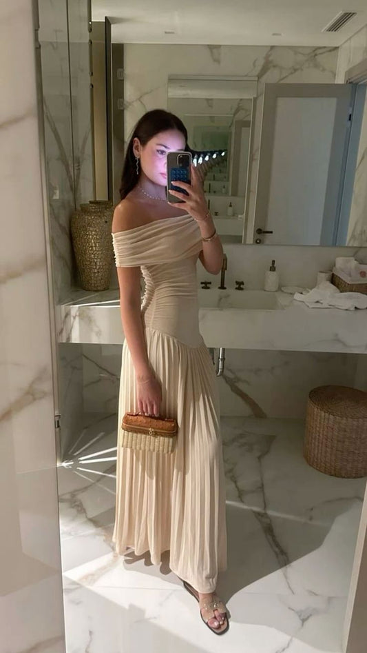 Off Shoulder Evening Dresses Long Prom Party Gown S6902