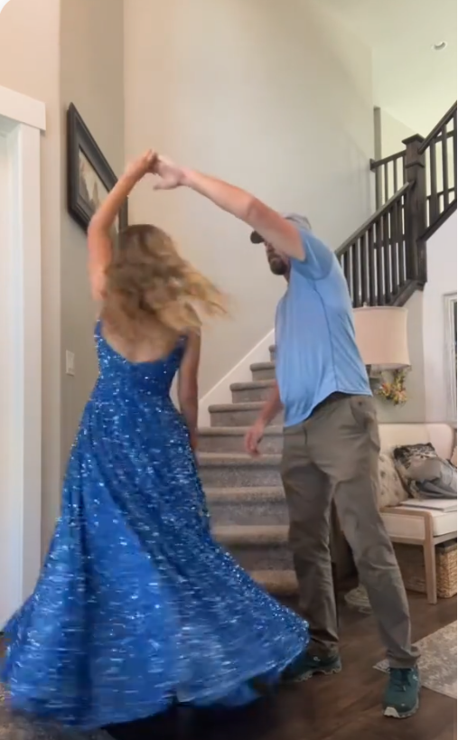 Stunning Blue Prom Gown Evening Dress S6723