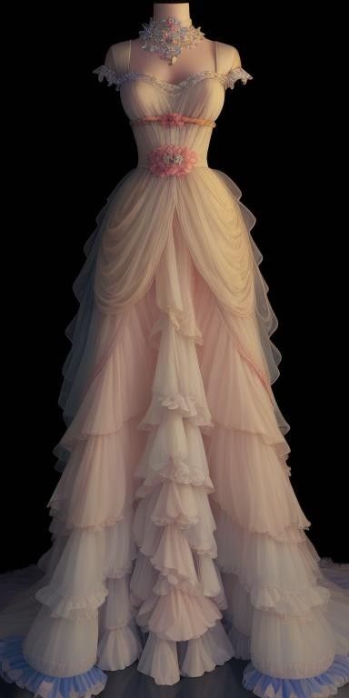 A-line Tulle Elegant Long Prom Dresses Evening Formal Dress S6378