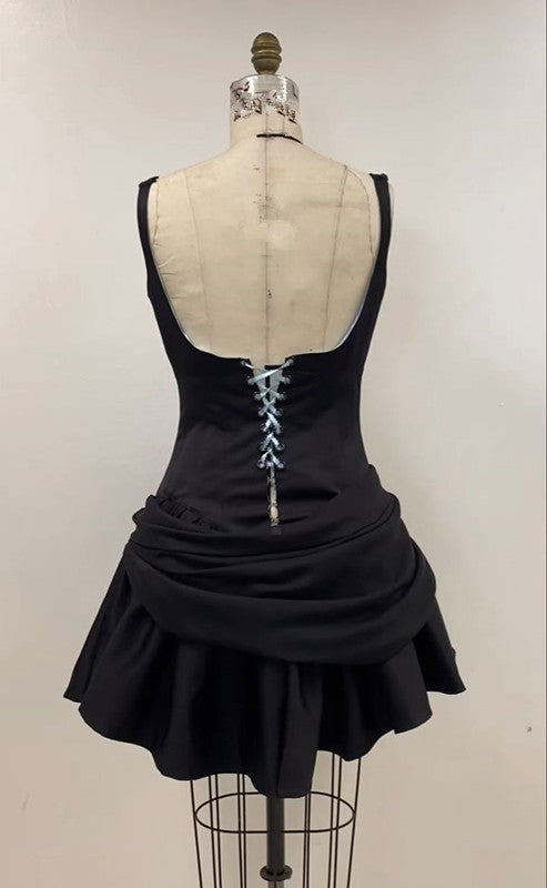 Black Short Prom Party Dresses Homecoming Dresses S6759