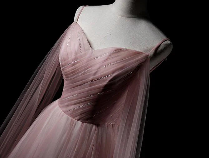 omberprom Sweetheart Tulle Long Elegant Evening Dress Prom Dress A Line Floor Length Wholesale