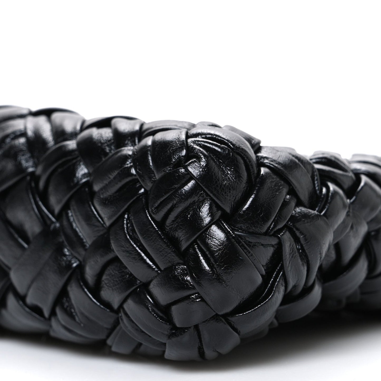 Calfskin Intrecciato Kalimero Cha-Cha Clutch Black