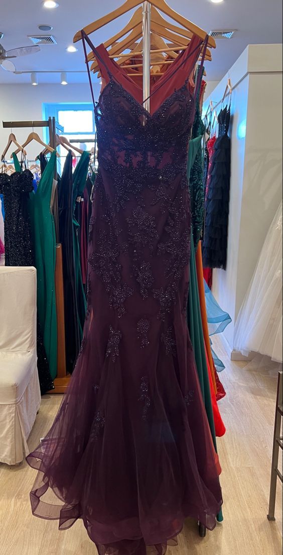 Mermaid/Trumpet long Prom Dresses S3529