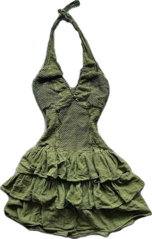 Green Short Party Dress, Birthday Outfits, Homecoming Dress S7039