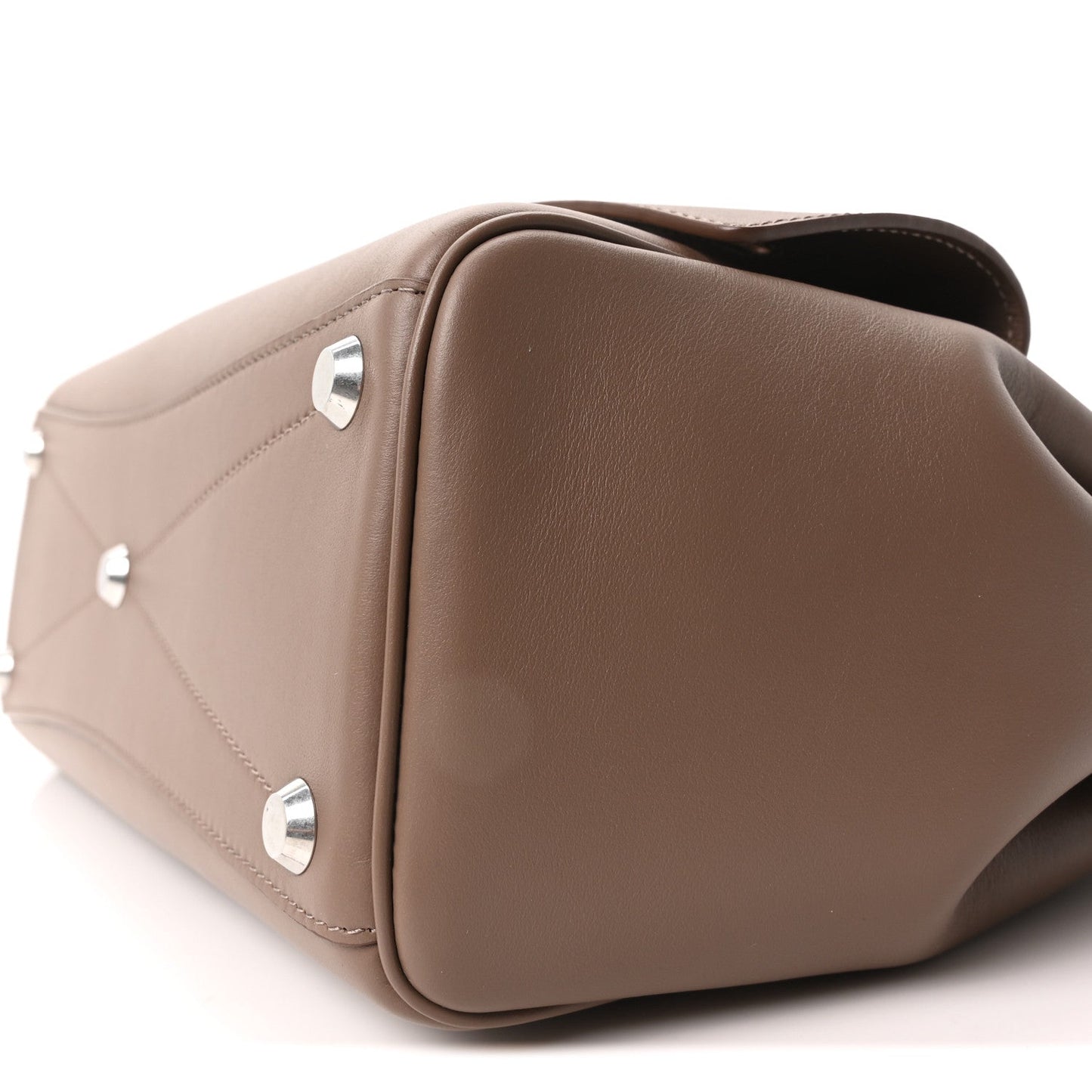 Smooth Calfskin Small Bel Air Carry All Bag Taupe