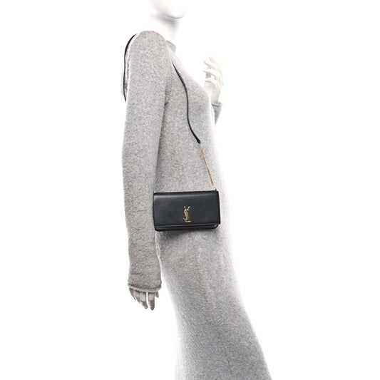 Calfskin Monogram Cassandre Phone Holder With Strap Black
