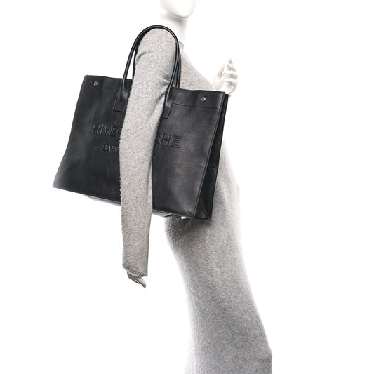 Vitello Rive Gauche Large Tote Black
