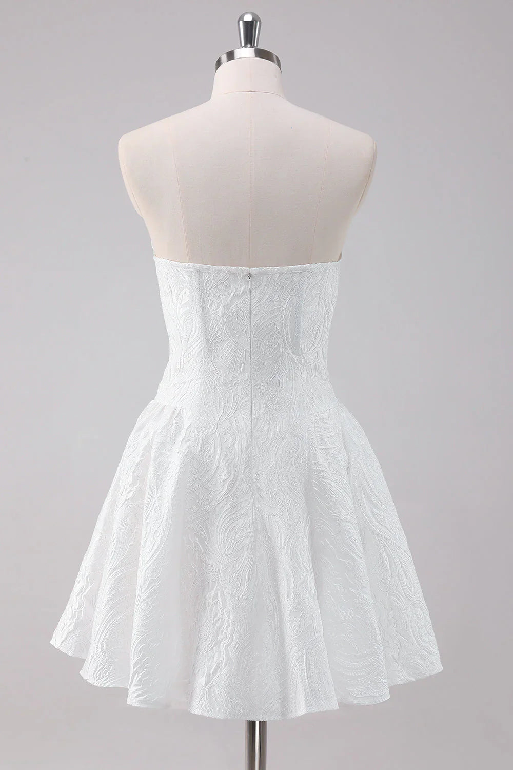 omberprom Elegant Short Homecoming Dress Lovely A Line Strapless Graduation Dress
