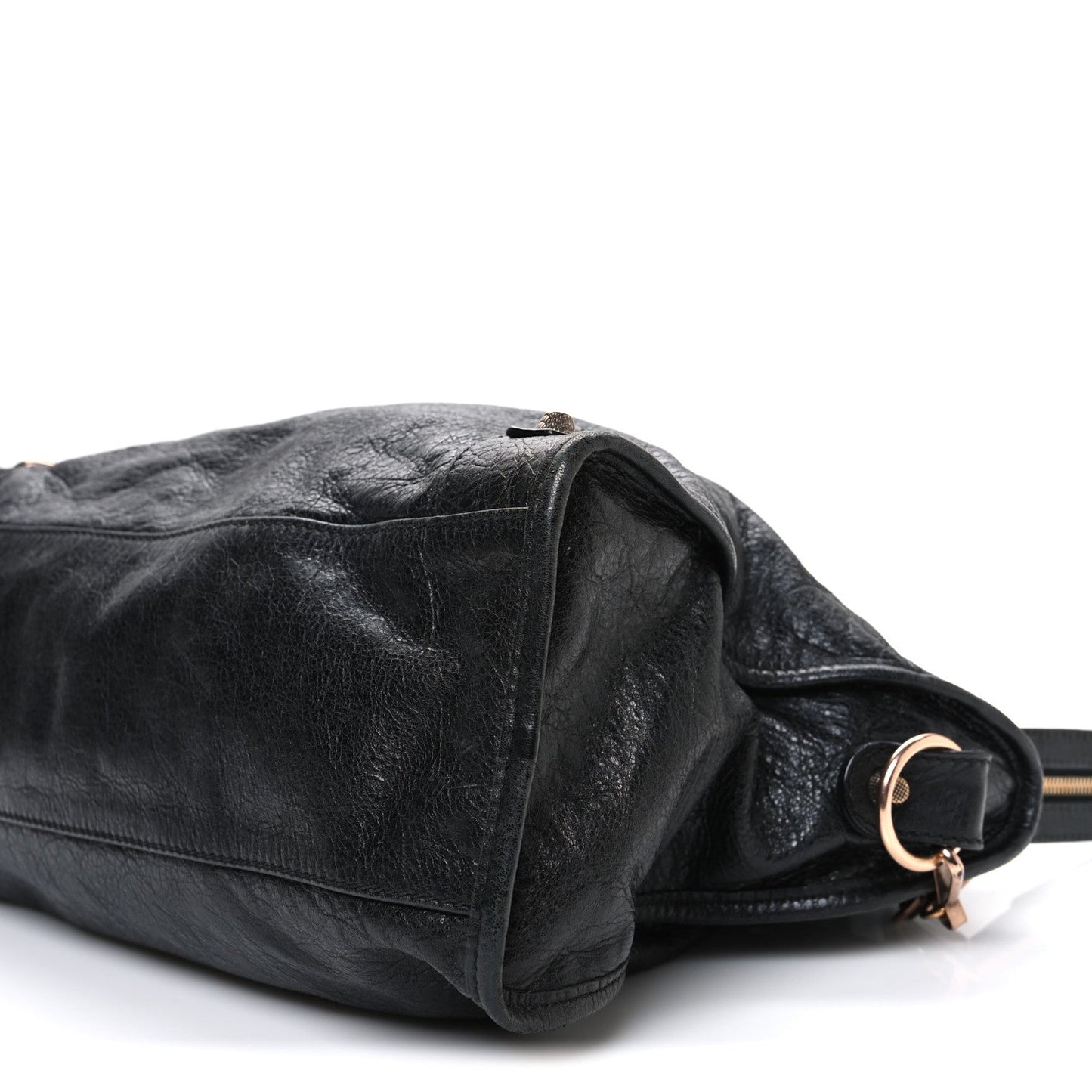 Agneau Giant 12 Rose Gold Hardware City Black