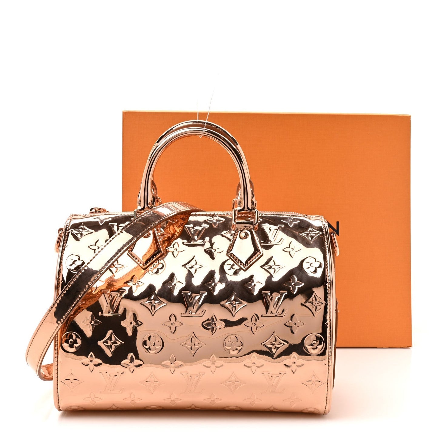 Monogram Miroir Speedy Bandouliere 25 Copper