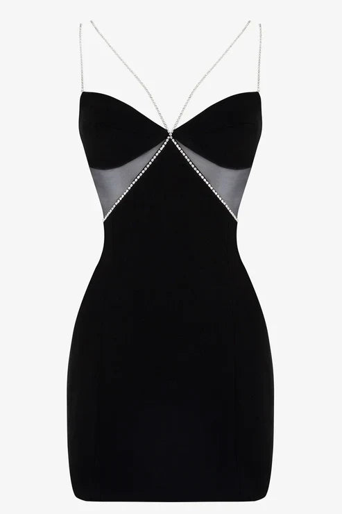 omberprom Black Sheath Fashion Summer Dress Sexy Short Evening Dress Homecoming Dress Sexy Party Dress