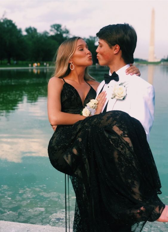 Black Long Prom Dresses Evening Gowns Formal Dress S2362