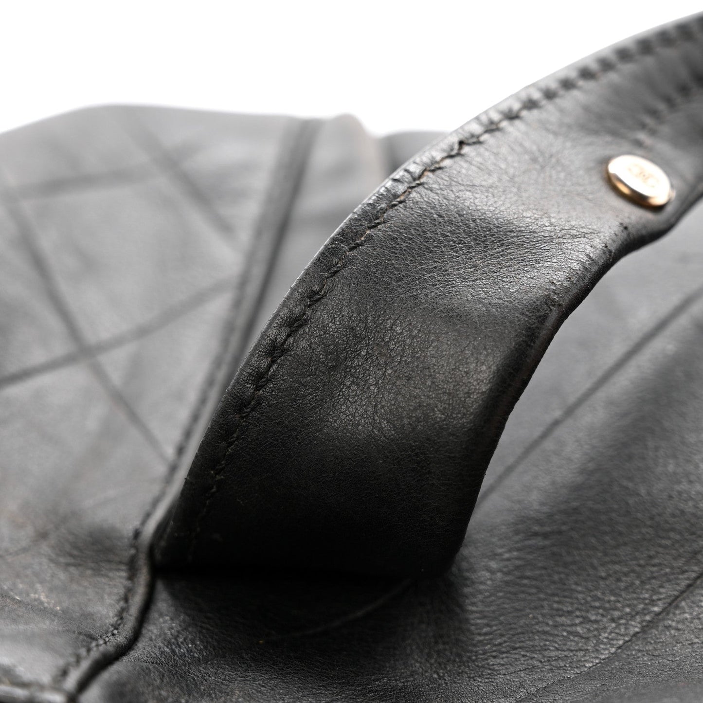 Calfskin CC Chevron All Day Long Boston Black