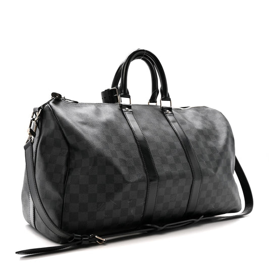 Damier Graphite Keepall Bandouliere 45