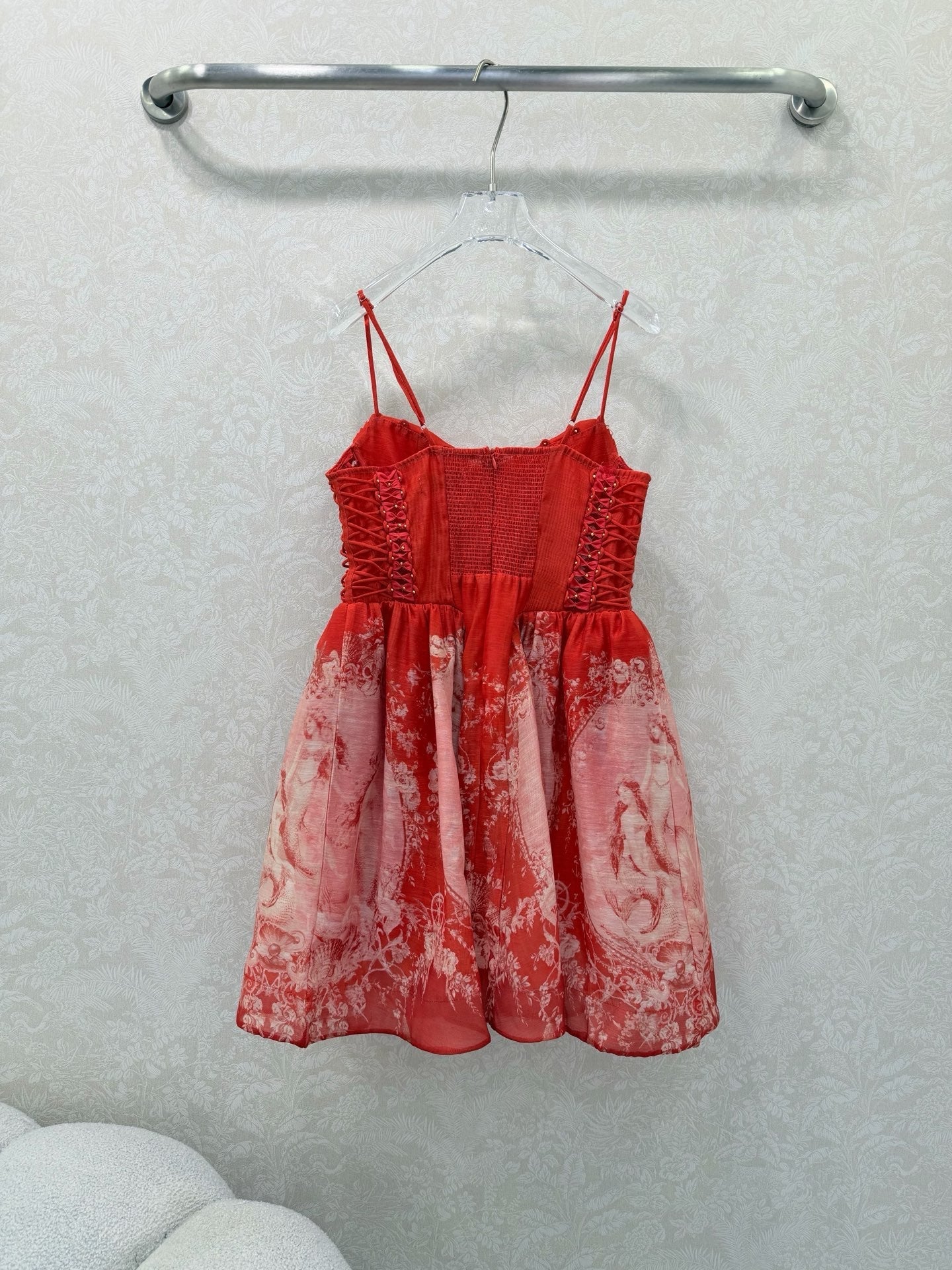 Zimmerma Mermaid Floral Print Slip Dress 353084