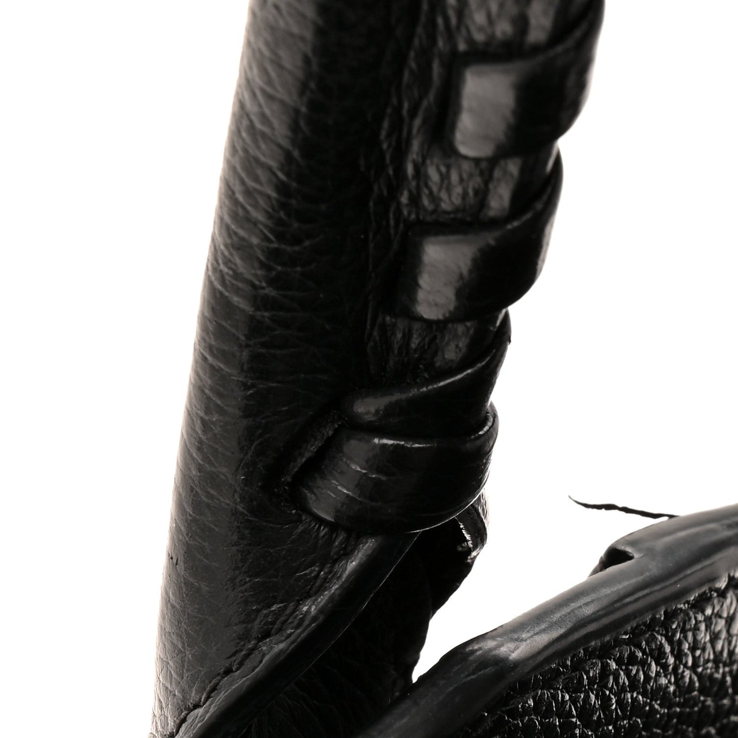 Grained Calfskin Neo Classic Black Hardware Medium City Black