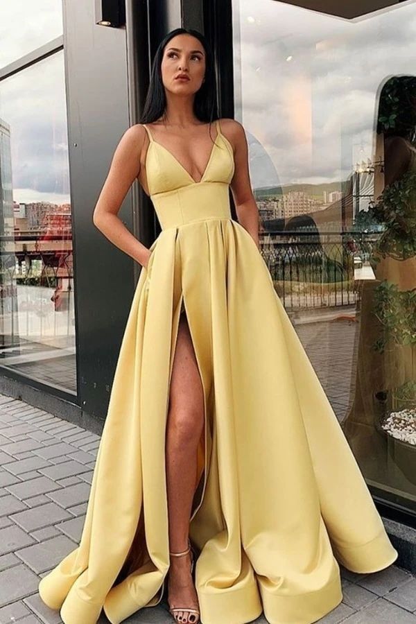 PM010,Cheap a-line spaghetti straps prom evening dresses