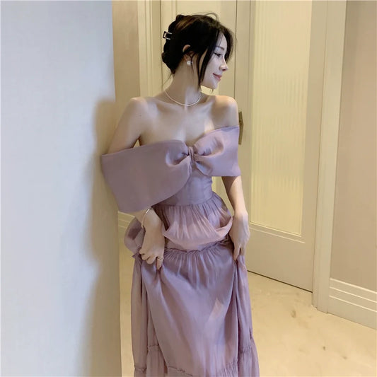 Birthday dress stunning off-shoulder dress S5784