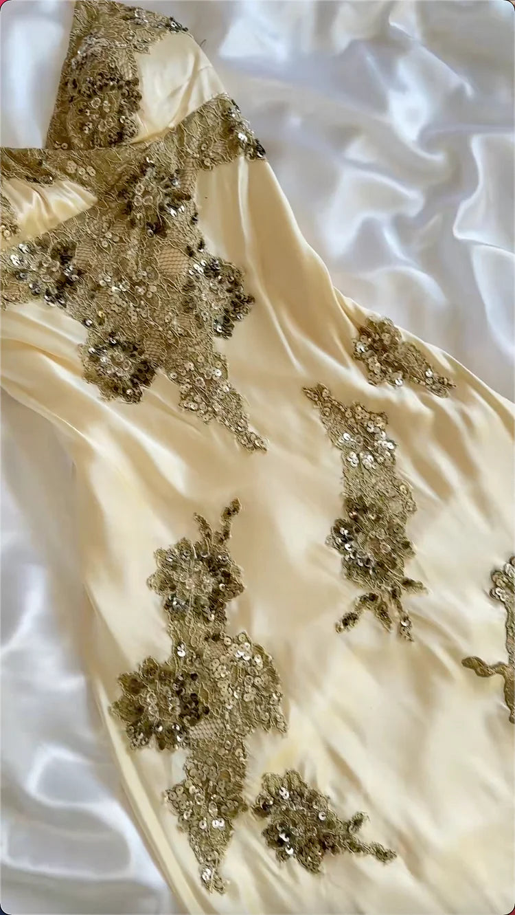 Sexy V Neck Lace Appliques Long Prom Dress Party Dress S6453