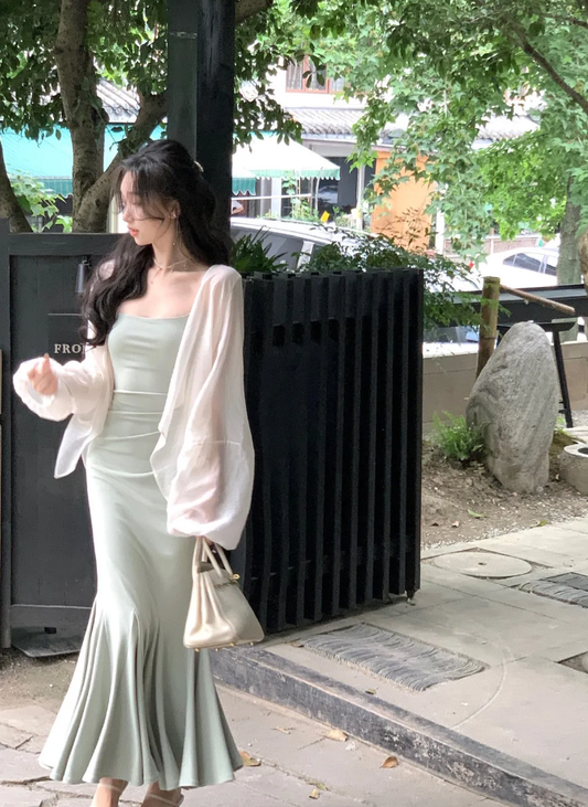 Women's Mermaid Dress Long Dress Sexy Fashion Elegant Casual Dress S5399