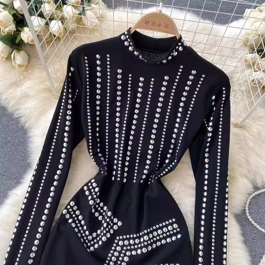 fashion design diamond sexy dress for women S4542