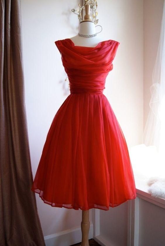 Red Homecoming Dresses S2656