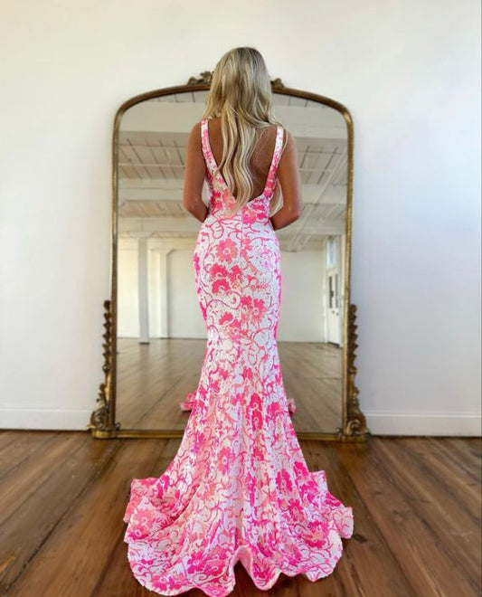 New Style Mermaid Prom Dresses Fashion Evening Dresses S4396