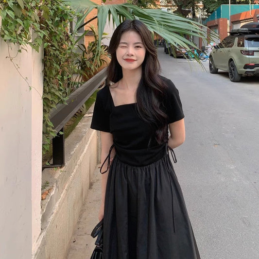 A-line Dress Women's Design Long Skirt women plus size S3466