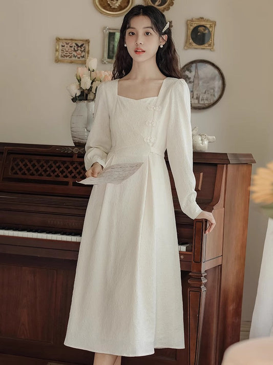 2023 New Women's Clothing Long Sleeve Dress S3461