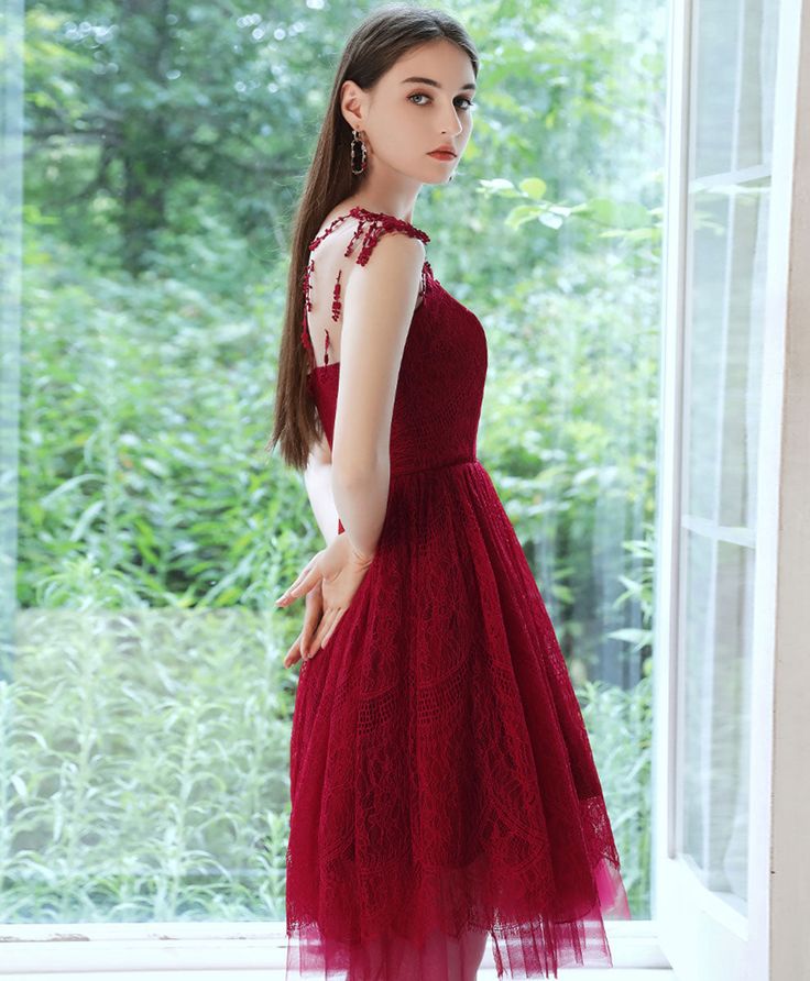 Short Prom Dress, Homecoming Dress with Beading Sequin S3345