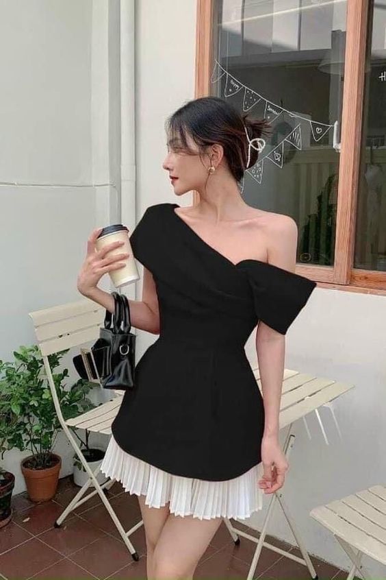 Chic Black Party Dress Summer Homecoming Dresses S2733