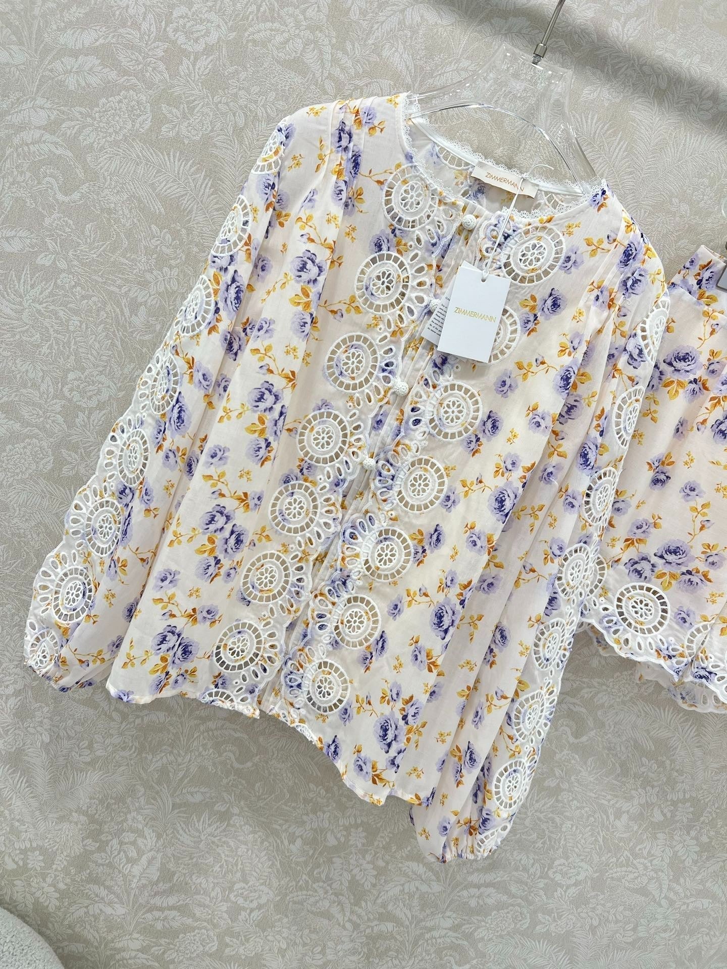 ZIMMER NEW PRINTED TOP AND SHORTS SET 269293