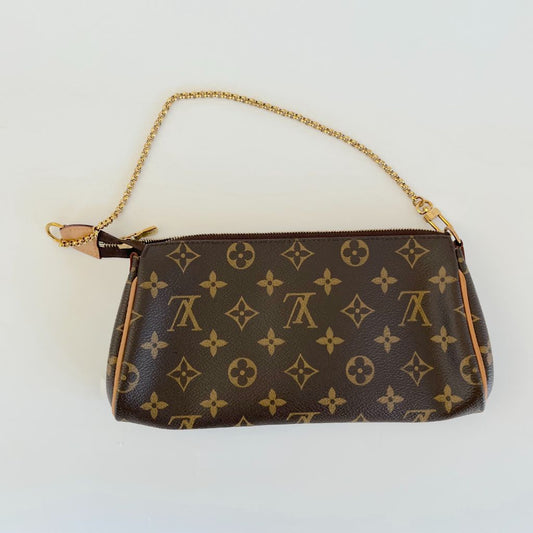 Louis Vuitton Eva Monogram Canvas Clutch Bag