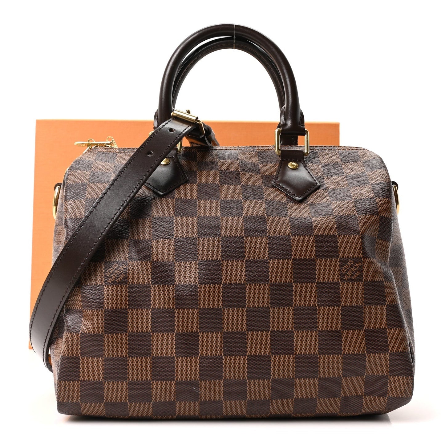 Damier Ebene Speedy Bandouliere 25