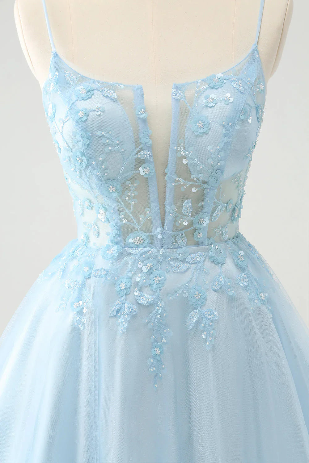 omberprom Short Homecoming Dress Cute Blush A Line Spaghetti Straps Corset with Appliques