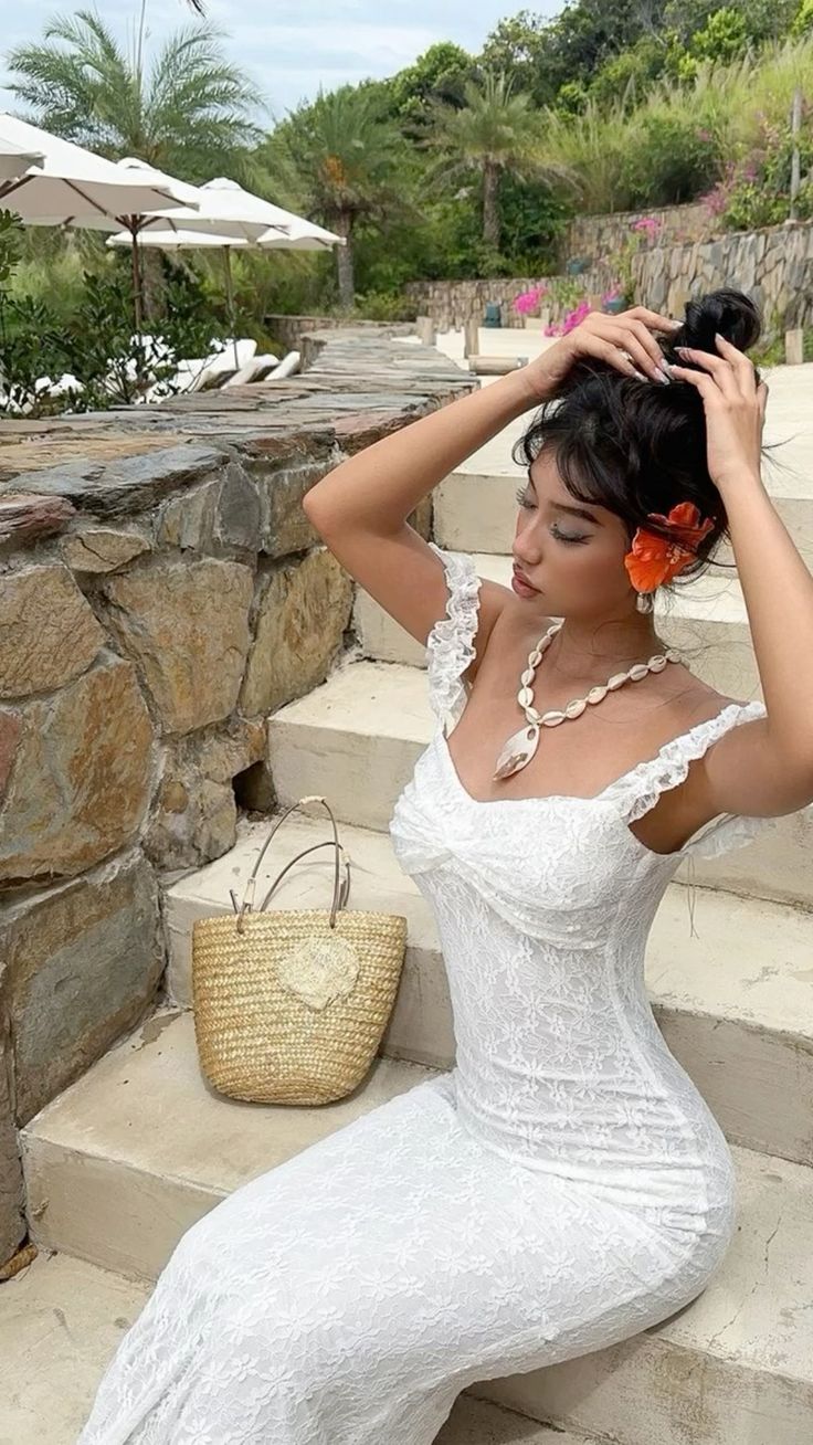 Cute Mermaid Sweetheart White Lace Applique Long Prom Dress,Evening Dress GG1122