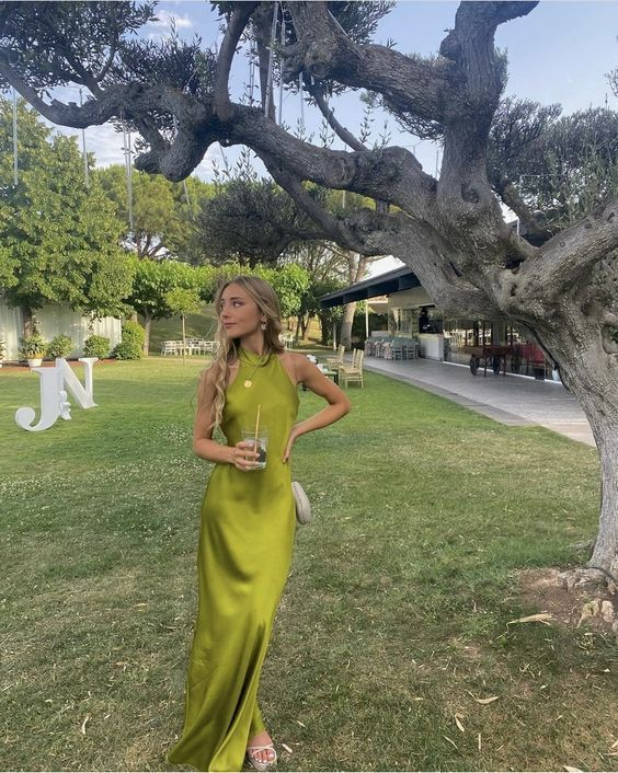 Green Long prom dress Evening Gown Party Dress cc649