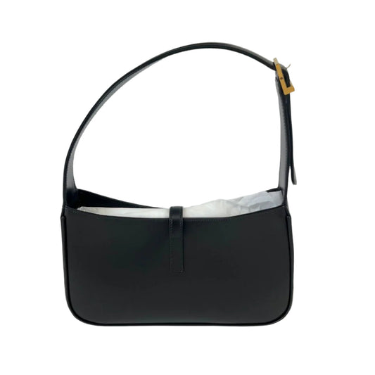 Saint Laurent Le 5 À 7 hobo black leather bag