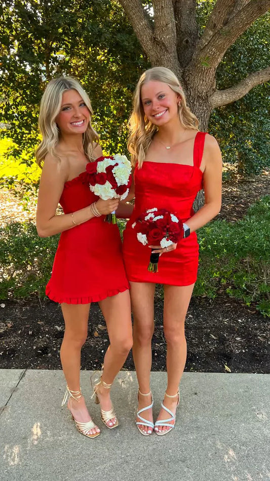 omberprom Lovely Strapless Sheath Homecoming Dress Cute Short Party Dress Wholesale