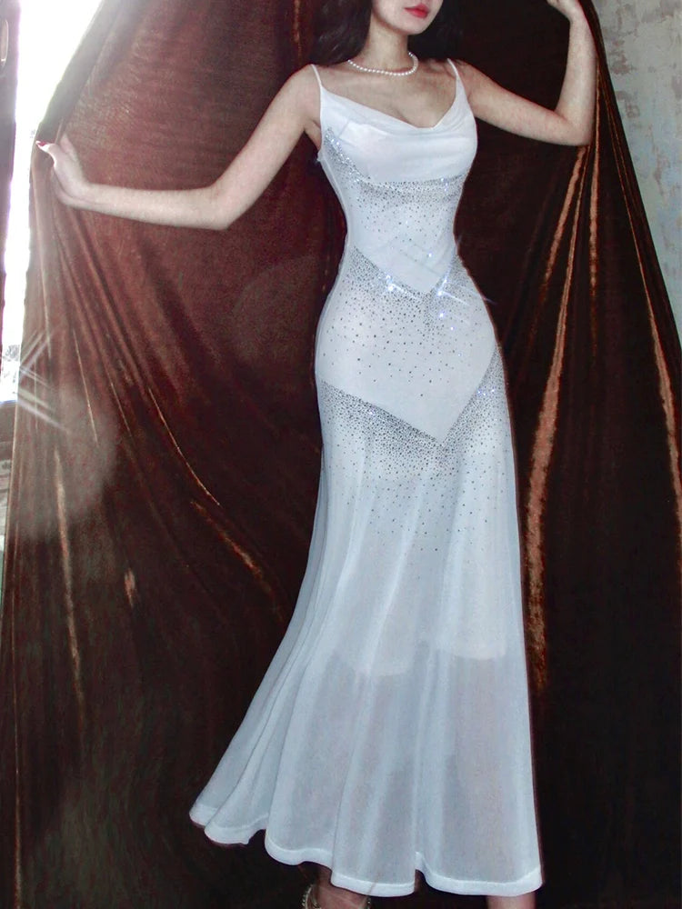 sleeveless women's long party dress evening gown S6000