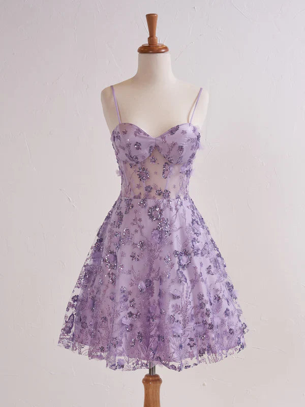 omberprom A Line Short Prom Dress Graduation Dresses Sweetheart Homecoming Dresses