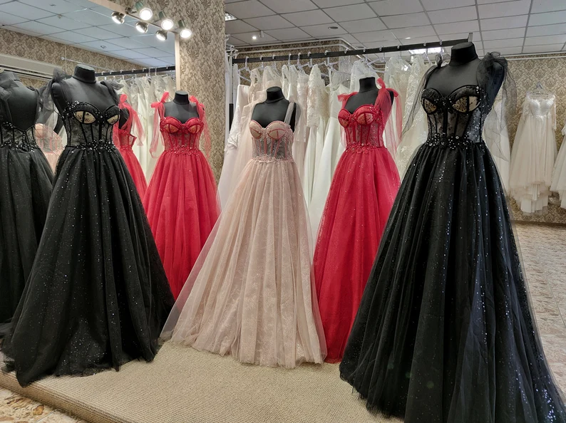 Tulle Party Dress, Elegant Prom Gown, Formal Party Gown S2373