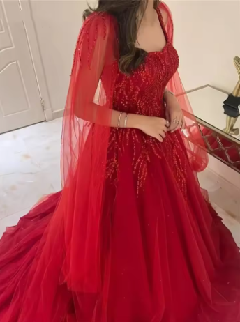 Sexy Ball Gown Navy Blue Tulle Long Sequin Prom Dresses Long Party Dress