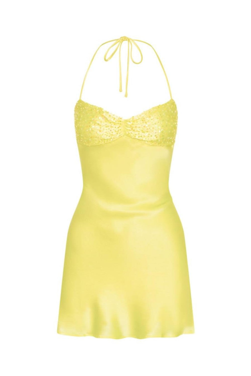 Satin Ruched Bust Lace Up Mini Homecoming Dress with Sequin