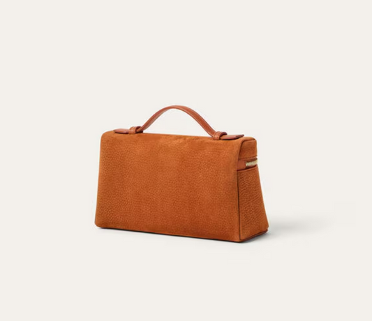 Loro Piana Bon Ton Brown/Sun Gold Extra Pocket L19 Bag