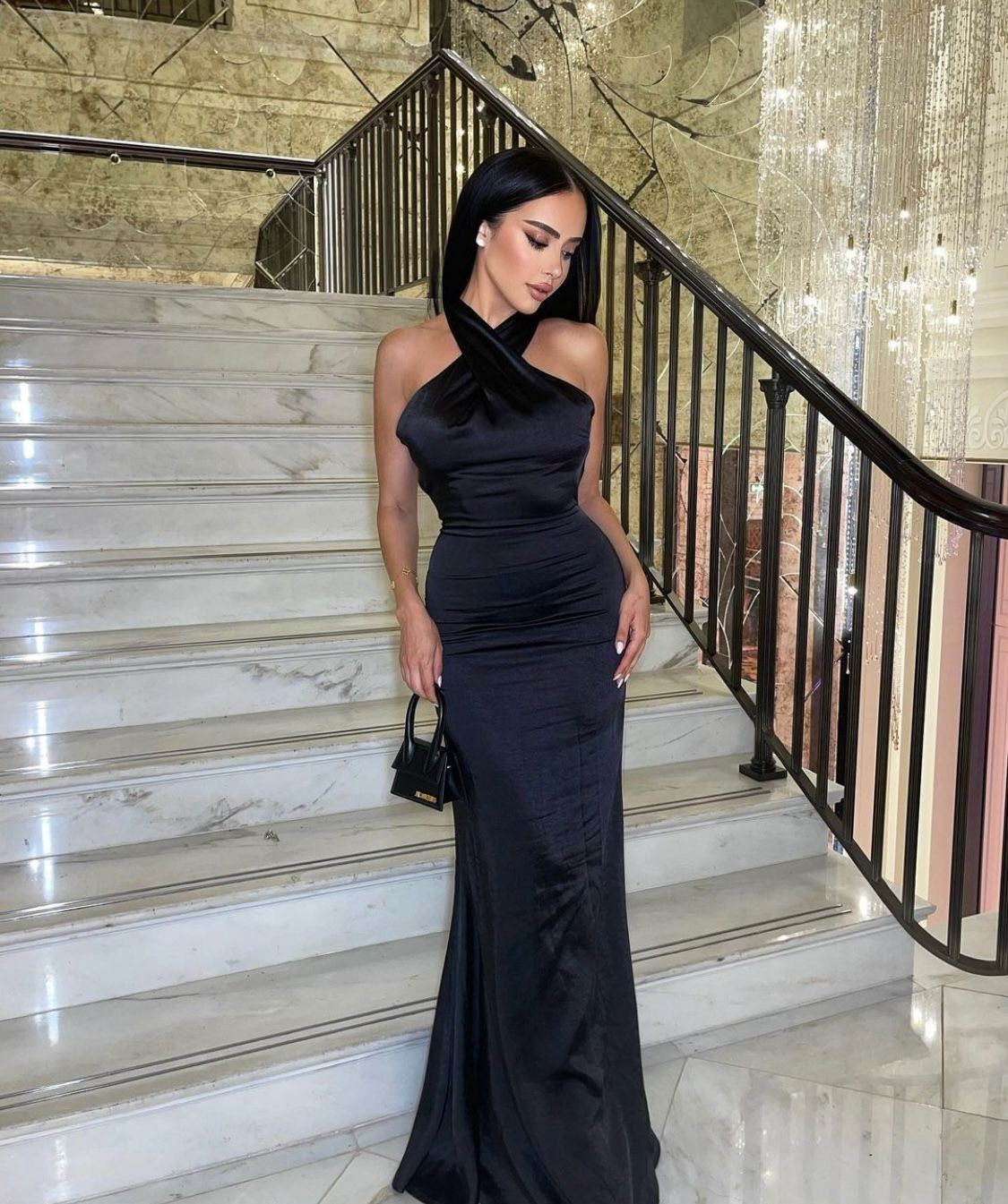 Fashion Simple New Sexy Black Popular Mermaid Long Women Evening Prom Dresses Y5347