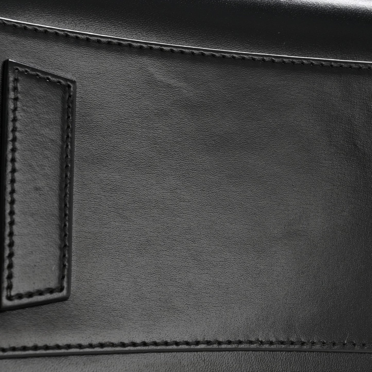 Shiny Lord Calfskin Small Antigona Black