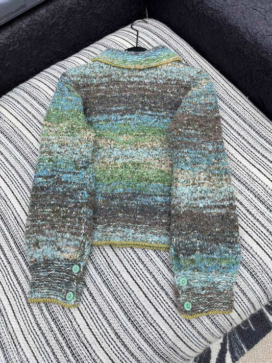CC 2025 Jacket Blue Gray Green Wool 325839