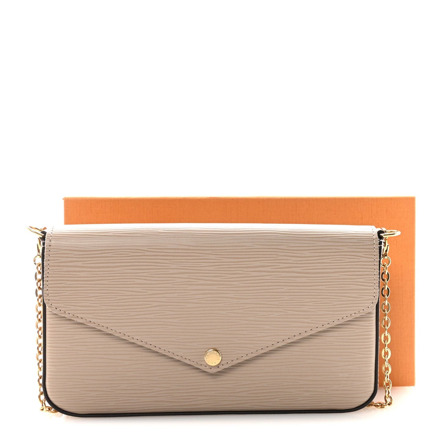 Epi Felicie Pochette Chain Wallet Galet