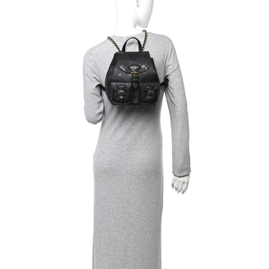 Empreinte Monogram Backup Backpack Black